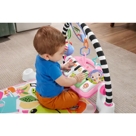 Fisher price piano gym pink online