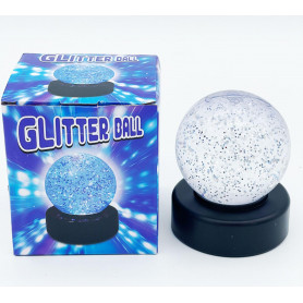 8cm Glitter Ball Lamp