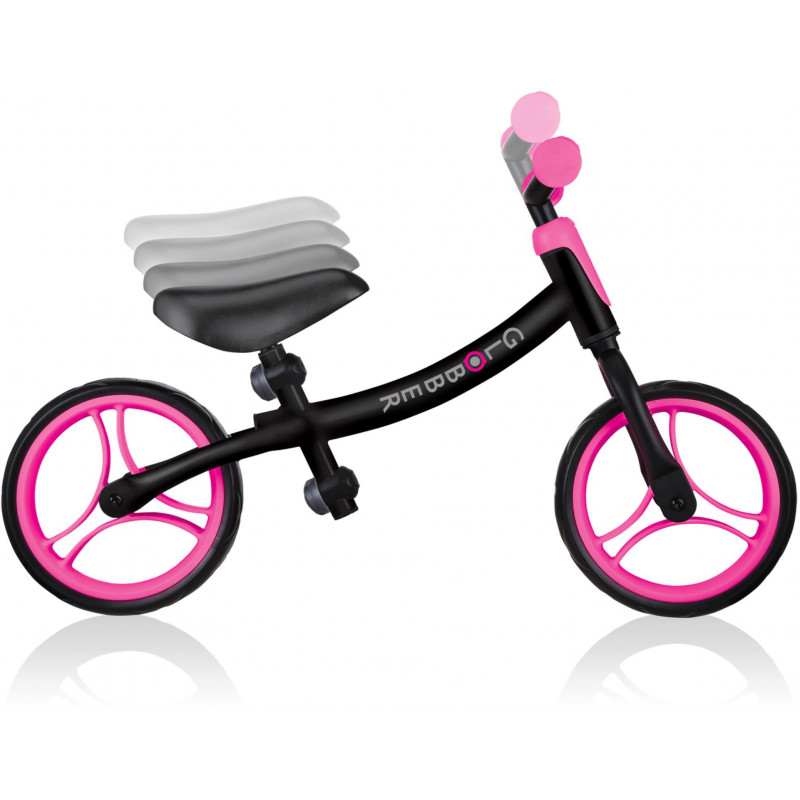 Globber Go Bike Balance Bike Black/ Neon Pink Shop Now!
