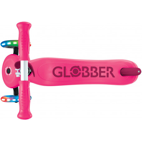 Globber Go Up Sporty Lights V2 - Fuchsia/ Dark Pink -