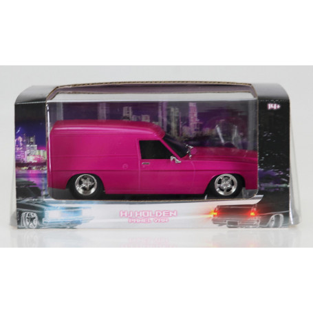 1:24 Bubblegum HJ Panelvan Custom Light Up - Plastic