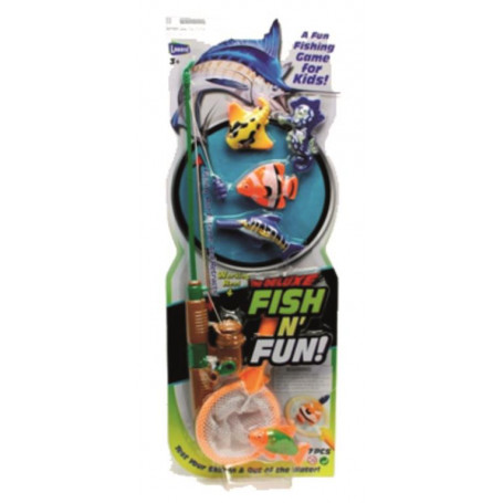 THE DELUXE FISH N' FUN MAGNETIC FISHING SET