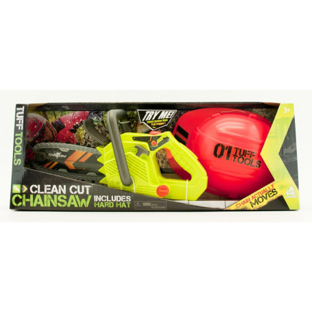 TUFF TOOLS CLEAN CUT CHAINSAW WITH HARD HAT