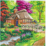 CrystalArt - Friendship Cottage, 30x30cm Kit