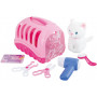 PET CARE CARRIER -  KITTEN - 7 PCS WITH PLUSH KITTEN INCLUDED