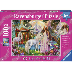 Rburg - Princess with Unicorn Puzzle 100pc