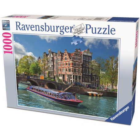 Ravensburger - Canal Tour in Amsterdam Puzzle 1000pc