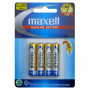Maxell Premium Alkaline Battery AAA (Blister 4 Pack)
