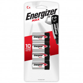 Energizer Max C - 4 Pack Blister Batteries