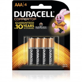 Duracell Coppertop AAA 4Pack Blister Batteries
