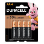 Duracell Coppertop AA 4Pack Blister Batteries