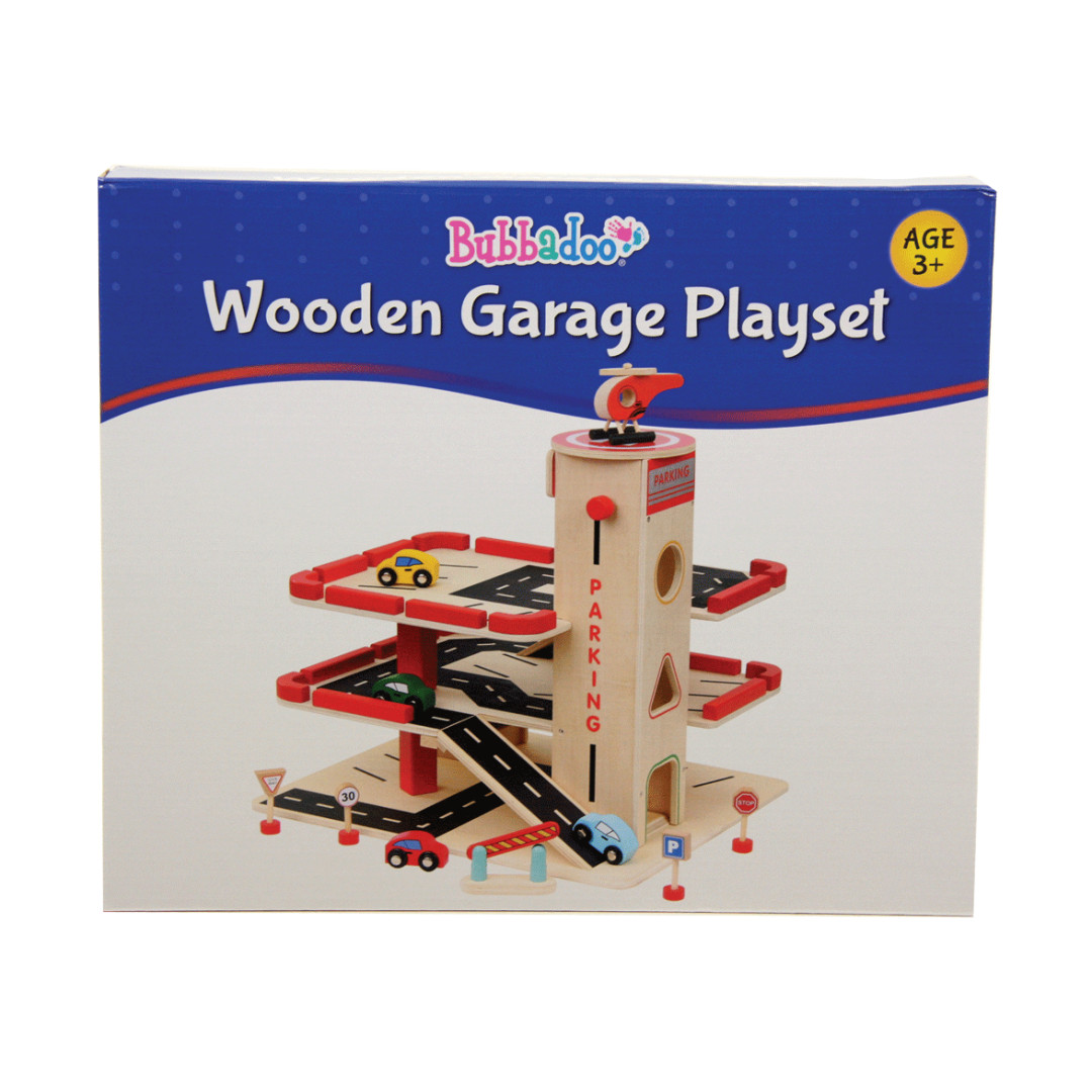 Bubbadoo Wooden Garage Playset Afterpay Available!