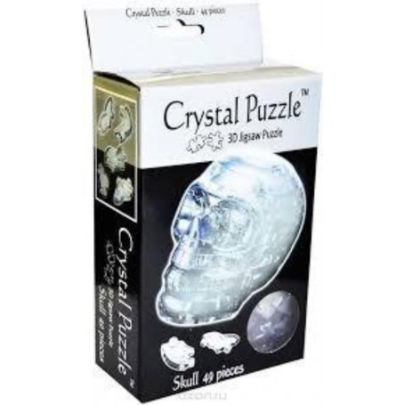 Crystal Puzzle Clear Skull