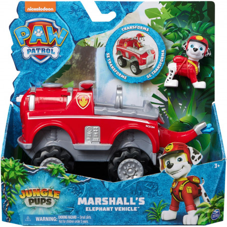 PAW Patrol Jungle Themed Vehicle - Marshall Solid