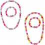 Pink Poppy Butterfly Friends Necklace / Bracelet Set