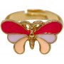 Pink Poppy Rainbow Fantasy Rings