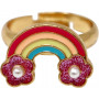 Pink Poppy Rainbow Fantasy Rings