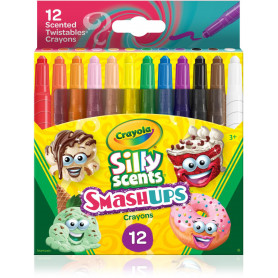 Crayola 12 Silly Scents Smash Ups Mini Twistables Crayons