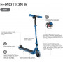 Globber ONE K E-MOTION  6 - Navy Blue