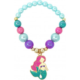 Pink Poppy - Shimmering Mermaid Bracelet
