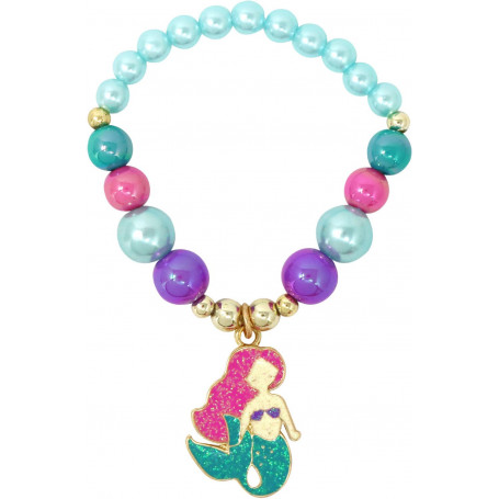 Pink Poppy - Shimmering Mermaid Bracelet