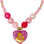 Pink Poppy - Disney Princess Aurora Pendant Stretch Beaded Necklace & Bracelet Set