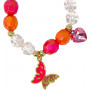 Pink Poppy Butterfly Friends Bracelet