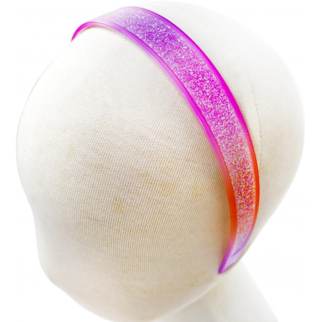 Pink Poppy Metallic Rainbow Laser Headband