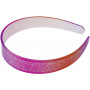 Pink Poppy Metallic Rainbow Laser Headband