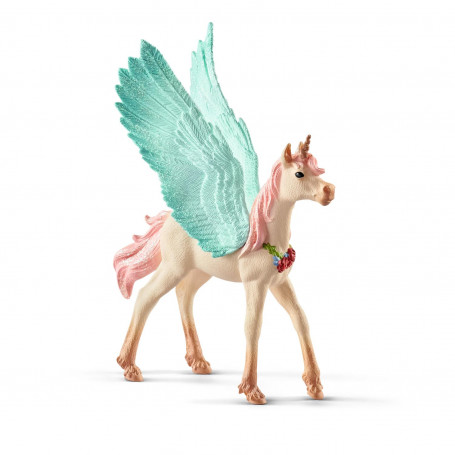 Schleich - Decorated unicorn Pegasus, foal