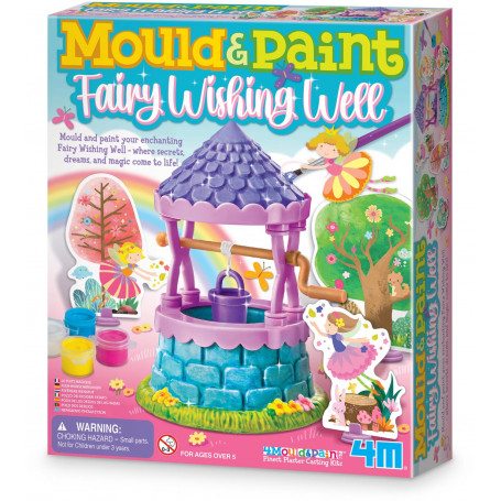 4M - KidzMaker - Mould & Paint Fairy Wishing Well