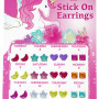 Pink Poppy 30 Pairs Dreamy Unicorn Stick On Earrings