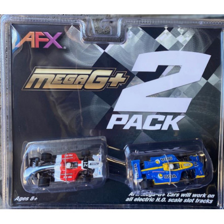 AFX MEGA-G+ FORMULA  ONE  TWIN F1  PACK