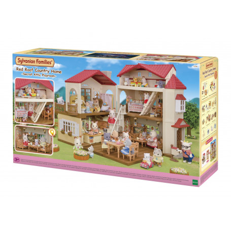 Sylvanian Families - Red Roof Country Home With Attic