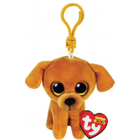 Beanie Boos Clips Zuzu Dog Tan