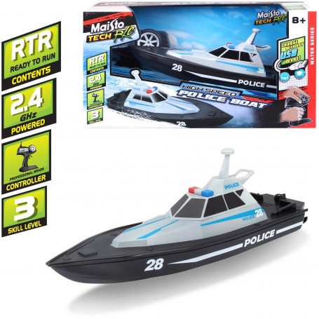 High Speed Police Boat 2.4 GHz & USB