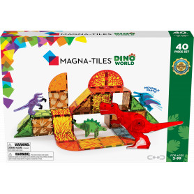 MAGNA-TILES - Dino World - 40 Piece Set