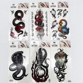Snakes Tattoo-20cm