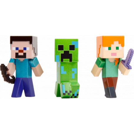 Minecraft - Legends 2.5" Metalfig 3PK