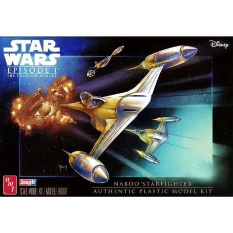 AMT 1/48 Star Wars: The Phantom Menace N-1 Naboo Starfighter (Snap) Plastic Model Kit