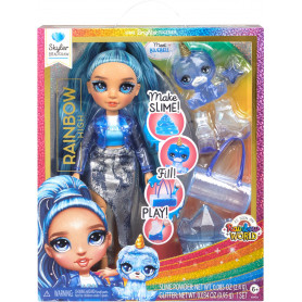 Rainbow World Fashion Doll- Skyler (blue)