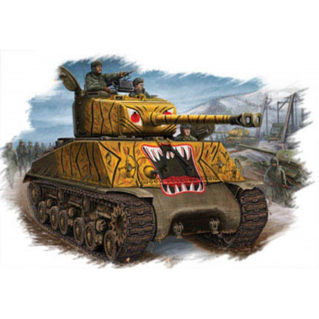 HobbyBoss 1/48 M4A3E8 TANK Plastic Model Kit [84804]