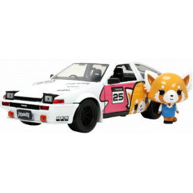 Aggretsuko - Toyota AE86 w/Aggretsuko 1:24