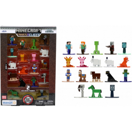 Minecraft - Caves and Cliffs Nano MetalFig 18PK