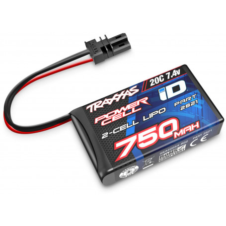 TRAXXAS 750MAH 7.4V 2-CELL 20C LIPO BATTERY