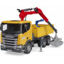 Scania Super 560R Truck with Crane & 2 Pallets