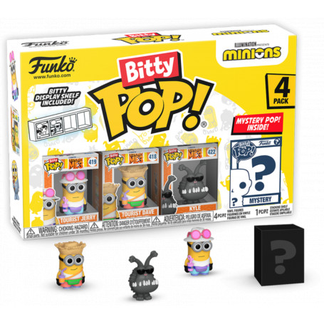 Minions - Tourist Jerry Bitty Pop! 4PK