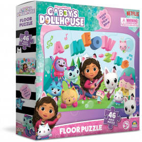 Gabby's Dollhouse 46pce Floor Puzzle