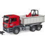 MAN TGS Truck with Roll-Off Container & Schaeff Compact Loader