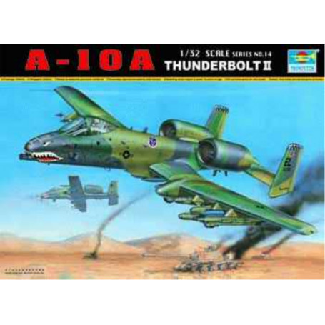 Trumpeter 1/32 US A-10A Thunderbolt II Plastic Model Kit [02214]